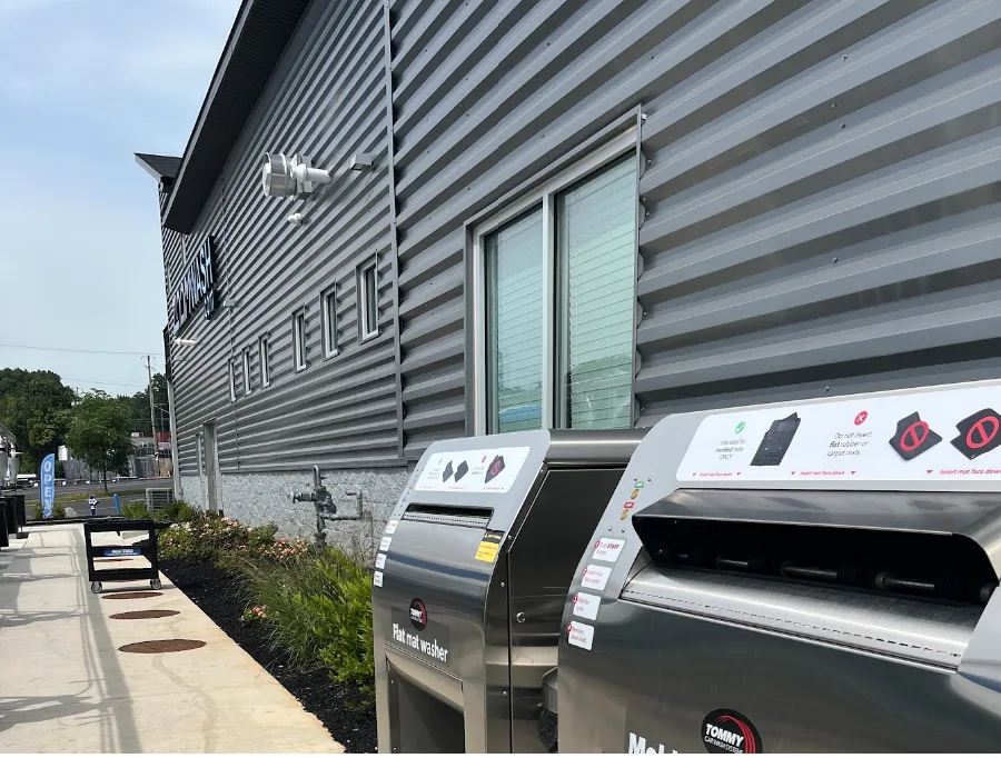 Automatic mat washers at Zoom Wash Knoxville, shared by Brandon P. in his Google review